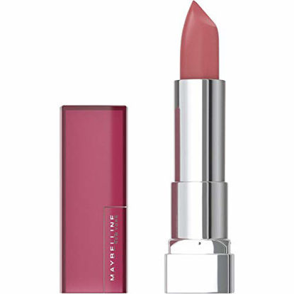 Picture of Maybelline Color Sensational Lipstick, Lip Makeup, Matte Finish, Hydrating Lipstick, Nude, Pink, Red, Plum Lip Color, Almond Rose, 0.15 oz. (Packaging May Vary)