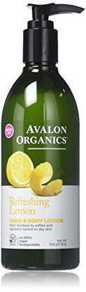 Picture of Avalon Organics Hand & Body Lotion, Lemon, 12 oz (2-Pack)