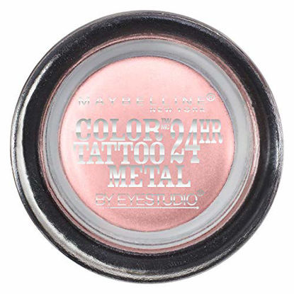 Picture of Maybelline New York Eyestudio ColorTattoo Metal 24HR Cream Gel Eyeshadow, Inked in Pink, 0.14 Ounce (1 Count)