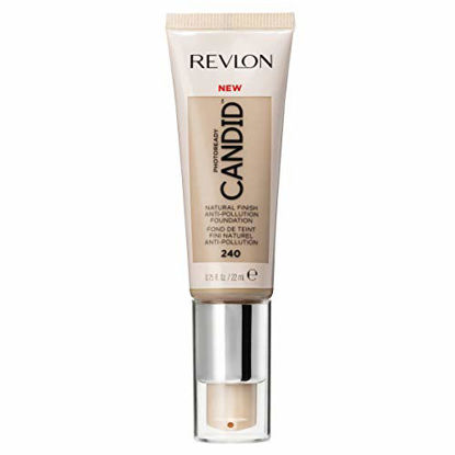 Picture of Revlon PhotoReady Candid Natural Finish Foundation, with Anti-Pollution, Antioxidant, Anti-Blue Light Ingredients, 240 Natural Beige, 0.75 fl. oz.