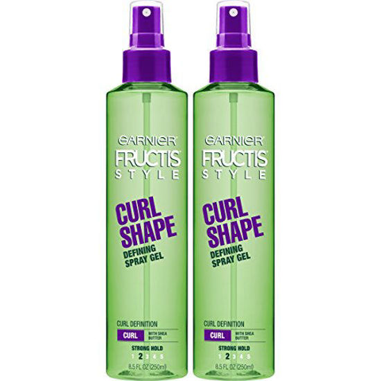 Picture of Garnier Fructis Style Curl Shape Defining Spray Gel, Curly, 8.5 Fl Oz, Pack of 2 (Packaging May Vary)