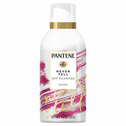 Picture of Pantene Dry Shampoo, Sulfate Free, Pro-V Never Tell, Mint and Melon, 4.2 Ounce