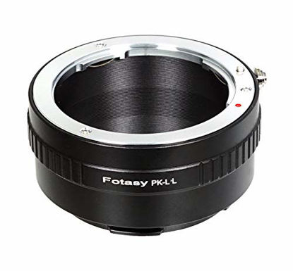 Picture of Fotasy PK Lens to Leica L Adapter, PK Leica T Adapter, PK Leica SL Adapter, PK Panasonic S, PK Sigma L Adapter, Compatible with Pentax K Lens & Leica SL TL2 TL & Panasonic Lumix S1 S1H S1R Sigma fp
