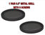 Picture of 1PAIR 6.5 INCH CAR SPEAKER WOOFER STEEL MESH GRILL W/ SPEED CLIPS SCREWS GT-6.5