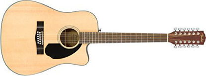 Picture of Fender CD-60SCE Right Handed 12 String Acoustic-Electric Guitar - Dreadnaught Body - Natural