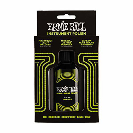 GetUSCart Ernie Ball Instrument Polish with mircofiber cloth