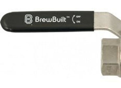 Picture of BrewBuilt Ball Valve - 1/2 in. Stainless Locking Full Port