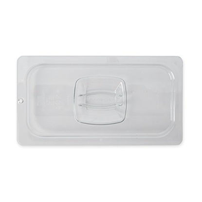 Picture of Rubbermaid Commercial Products Cold Food Standard Lid, 1/3 Size, Clear (FG121P23CLR)