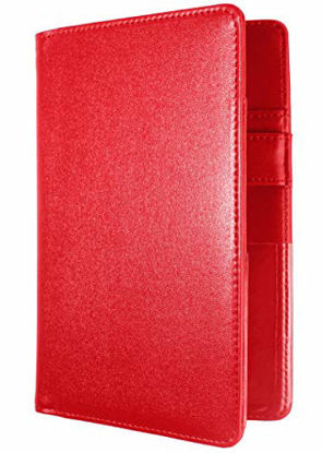 Picture of Mymazn Server Book for Waitress Book Serving Book Waiter Book Server Wallet Server Booklet Restaurant Waitstaff Organizer, Guest Check Book Holder Money Pocket Fit Server Apron (Red)