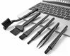 Picture of Small Portable Plastic Handle Nylon Anti Static Brushes Computer Keyboard Cleaning Brush Kit (Black, Set of 7)
