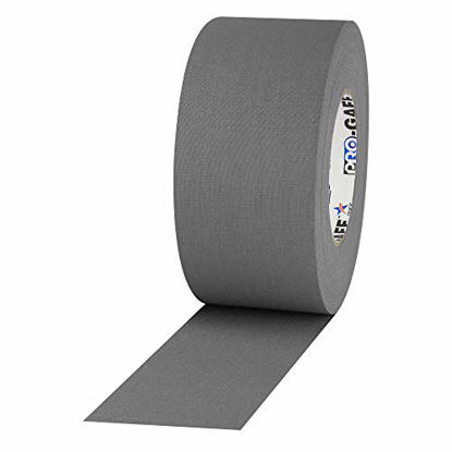Picture of ProTapes Pro Gaff Premium Matte Cloth Gaffer's Tape With Rubber Adhesive, 11 mils Thick, 55 yds Length, 3" Width, Grey (Pack of 1)