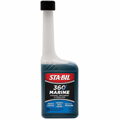 Picture of STA-BIL 360 Marine Ethanol Treatment and Fuel Stabilizer - Prevents Corrosion - Helps Clean Fuel System For Improved In-Season Performance - Treats Up To 100 Gallons, 10 fl. oz. (22241)