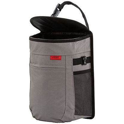 Picture of Lusso Gear Spill-Proof Car Trash Can - 2.5 Gallon Hanging Garbage Bin, Odor Blocking Technology, Removable Liner, Storage Pockets, Keeps Your Truck, Minivan & SUV Looking Sharp & Smelling Fresh