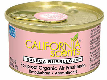 Picture of California Scents California Scents Spillproof Can Air Freshener Odor Neutralizer, Balboa Bubblegum, 12 Count