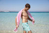 Picture of WETCAT Original Turkish Beach Towel (39 x 71) - Prewashed Peshtemal, 100% Cotton - Highly Absorbent, Quick Dry and Ultra-Soft - Washer-Safe, No Shrinkage - Stylish, Eco-Friendly - [Light Pink]