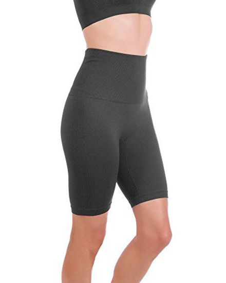 GetUSCart- Homma Women's Tummy Control Fitness Workout Running Bike Shorts  Yoga Shorts … (Medium, Charcoal)