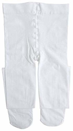 Picture of Dancina Women's Dance Tights Footed Pro [Sticker XL] Size S/M White