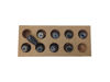 Picture of HHIP 3900-5164 9 Piece ER-11 Spring Collet Set, 1/32"~9/32"