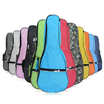 Picture of HOT SEAL Waterproof Durable Colorful Ukulele Cotton Case Bag with Storage (21in, camouflage)