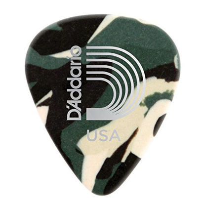 Picture of Planet Waves Camouflage Celluloid Guitar Picks, 100 pack, Light