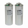 Picture of TEMCo 50+5 uf/MFD 370-440 VAC Volts Round Dual Run Capacitor 50/60 Hz AC Electric - Lot -2