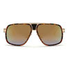 Picture of AEVOGUE Sunglasses For Men Goggle Alloy Frame Brand Designer AE0336 (Tortoise&Gold, 62)