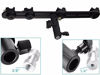 Picture of EXMAX E4 Aluminum Flash Swivel/Tilt Bracket 4 Four Hot Cold Shoe Flash Single Dual Triple Mount Head Umbrella Holder Adapter Light Stand 1/4" to 3/8'' for Studio Canon Nikon Speedlight