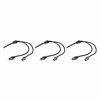 Picture of Rockford Fosgate 16 Feet Premium Dual Twist RCA 6 Cut OFC Signal Cable (3 Pack)