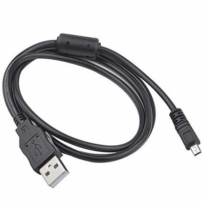 Picture of Alitutumao Data Sync Transfer Replacement USB Cable Cord Compatible with Sony Cybershot Cyber-Shot DSCW800 DSCW830 DSCH200 DSCH300 DSCW370 DSC-H200 DSC-H300 DSC-W370 DSC-W800 DSC-W830 Camera