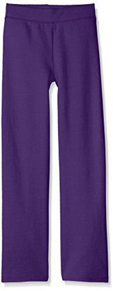 Picture of Hanes Girls' Big Girls' Comfortsoft Ecosmart Open Bottom Fleece Sweatpant, Purple Thora, L