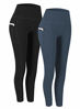 Picture of Fengbay 2 Pack High Waist Yoga Pants, Pocket Yoga Pants Tummy Control Workout Running 4 Way Stretch Yoga Leggings