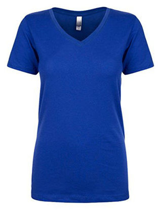 Picture of Next Level Womens Ideal V-Neck Tee (N1540) Royal XL