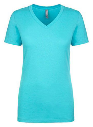 Picture of Next Level Womens Ideal V-Neck Tee (N1540) Tahiti Blue xs