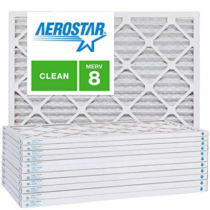 Picture of 12x30x1 AC and Furnace Air Filter by Aerostar - MERV 8, Box of 12