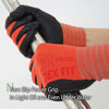 Picture of DEX FIT Gardening Work Gloves FN320, 3D Comfort Stretch Fit, Power Grip, Thin Lightweight, Durable Foam Nitrile Coating, Machine Washable, Red X-Large 3 Pairs