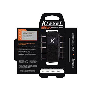 Picture of Gruv Gear Kiesel FretWraps String Muter 1-Pack (Black, Large) (FW-KSL-1PK-BLK-LG)