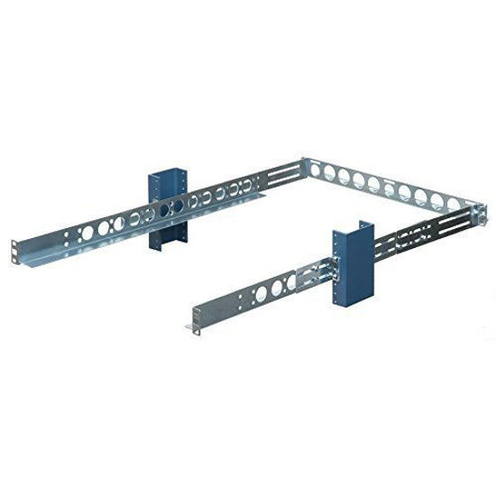 GetUSCart RackSolutions 1U 2Post Universal Rack Mount Rail Kit for