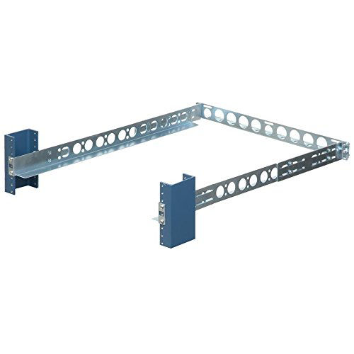 GetUSCart RackSolutions 1U 2Post Universal Rack Mount Rail Kit for