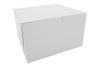 Picture of Southern Champion Tray 0979 Premium Clay Coated Kraft Paperboard White Non-Window Lock Corner Bakery Box, 10" Length x 10" Width x 6" Height (Case of 100)