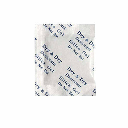 Picture of Dry & Dry 2 Gram [6000 Packets] Premium Pure Silica Gel Packets Desiccant Dehumidifier - Food Safe Rechargeable Silica Packets for Moisture