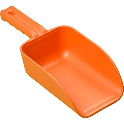 Picture of Remco 64007 Orange Polypropylene Injection Molded Color-Coded Bowl Hand Scoop, 32 oz, 1 Piece