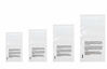 Picture of Poly Bags with Suffocation Warning 4x6, 5x7, 6x9, 8x10 - Small Combo Pack of 400 (100 Each Size) - Clear Poly Bags by Retail Supply Co - Extra Strong Seal
