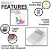 Picture of Poly Bags with Suffocation Warning 4x6, 5x7, 6x9, 8x10 - Small Combo Pack of 400 (100 Each Size) - Clear Poly Bags by Retail Supply Co - Extra Strong Seal