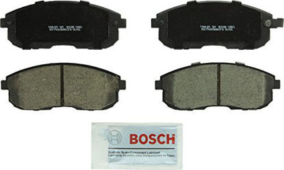 Picture of Bosch BC815B QuietCast Premium Ceramic Disc Brake Pad Set For Nissan: 2013 Altima, 2009-2011 Cube, 2002-2003 Maxima, 2013-2017 Sentra; Front
