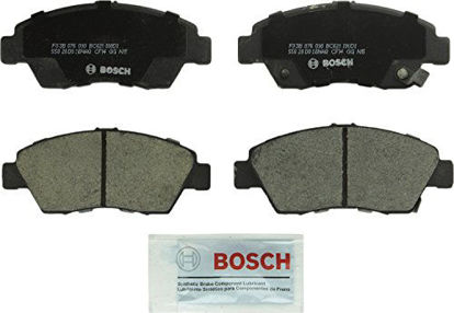 Picture of Bosch BC621 QuietCast Premium Ceramic Disc Brake Pad Set For Acura: 2002-2006 RSX; Honda: 1993-2005 Civic, 1994-1997 Civic del Sol, 2007-2008 Fit; Front