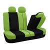 Picture of FH Group FB030GREEN115 full seat cover (Side Airbag Compatible with Split Bench Green)