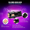 Picture of BRISHINE 194 LED Bulbs Extremely Bright Purple 5630 Chipsets 168 2825 175 T19 W5W LED Replacement Bulbs for Car Interior Dome Map Door Courtesy Trunk License Plate Lights(Pack of 10)