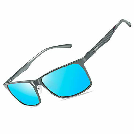 GetUSCart- Bircen Mens Polarized Driving Sunglasses For Mens Women Al-Mg  Metal Frame Lightweight Fishing Sports Outdoors