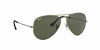 Picture of Ray-Ban Unisex-Adult RB3025 Classic Sunglasses, Sand Transparent Green/Green, 58 mm