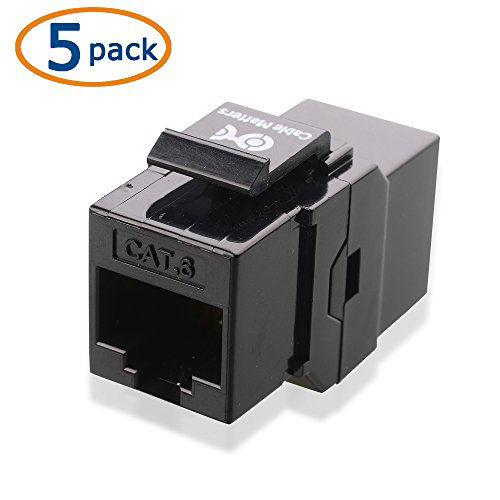 GetUSCart Cable Matters UL Listed 5Pack RJ45 Keystone Jack Coupler